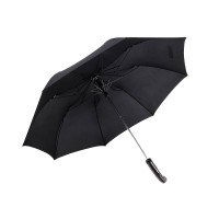 feherlo Black Foldable Automatic Umbrella - Compact, Windproof & Waterproof Travel Umbrella, One-Button Open & Close, Perfect for Commuting and Travel